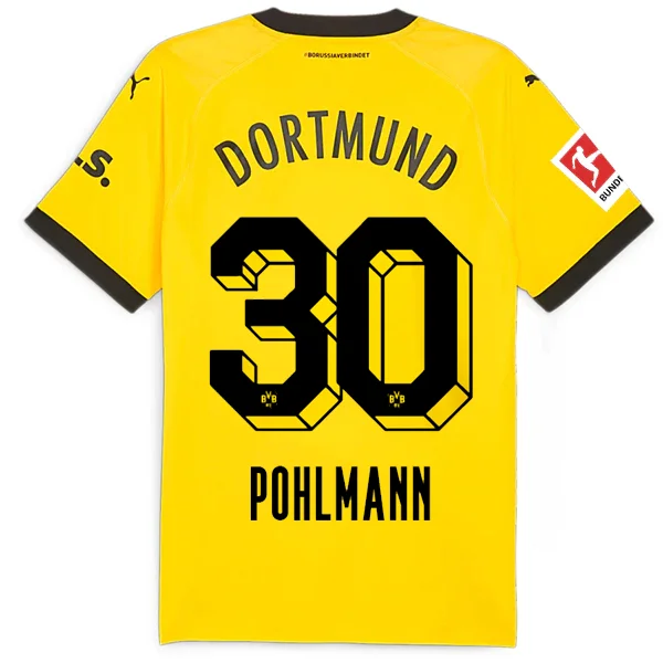 Men's Throwback Rugby Jerseys of Historic Matches and Teams for Rugby History BuffsPuma Borussia Dortmund Authentic Pohlmann Home Jersey w/ Bundesliga Patch 23/24 (Cyber Yellow/Puma Black)