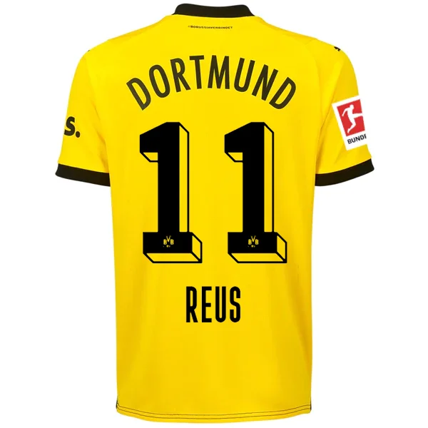 Men's NBA Authentic Team Jerseys in Official Team Colors for True Basketball FansPuma Borussia Dortmund Marco Reus Home Jersey w/ Bundesliga Patch 23/24 (Cyber Yellow/Puma Black)