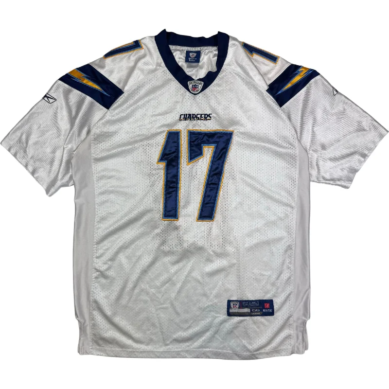 Men's Throwback Rugby Jerseys of Historic Matches and Teams for Rugby History BuffsReebok San Diego Chargers Philip Rivers #17 NFL Jersey White