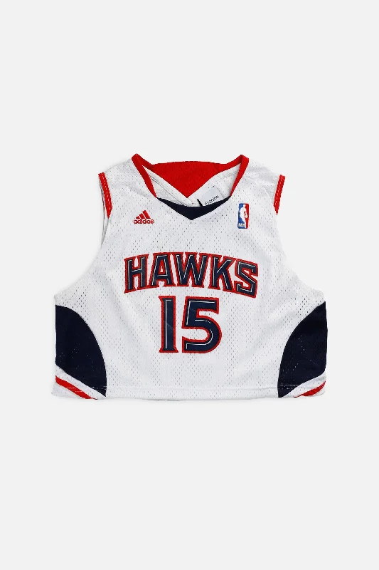 Men's Cycling Jerseys with Reflective Stripes for Safe and Stylish Rides at NightRework Atlanta Hawks NBA Crop Jersey - M