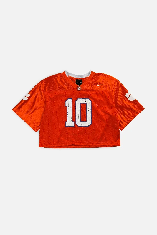 Men's Vintage American Football Jerseys of Legendary Teams for Collectors and FansRework Crop Clemson Tigers NCAA Jersey - M