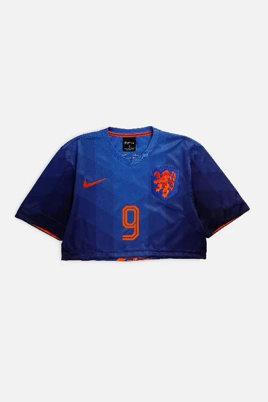 Men's Basketball Jerseys in Sleeveless Design for Enhanced Mobility on the CourtRework Crop Netherlands Soccer Jersey - S
