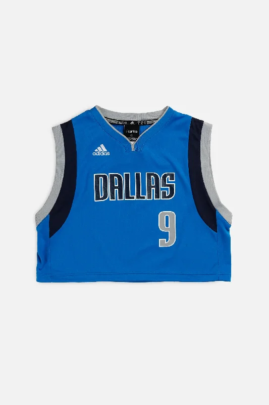 Men's Cycling Jerseys with Reflective Stripes for Safe and Stylish Rides at NightRework Dallas Mavericks NBA Crop Jersey - S