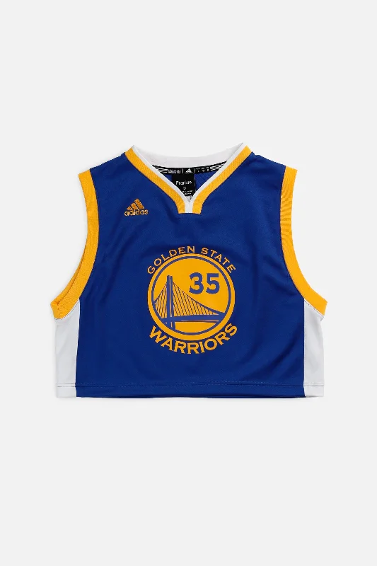 Men's Limited - Edition Cricket Jerseys Commemorating Historic Matches for Die - Hard Cricket LoversRework Golden State Warriors NBA Crop Jersey - M