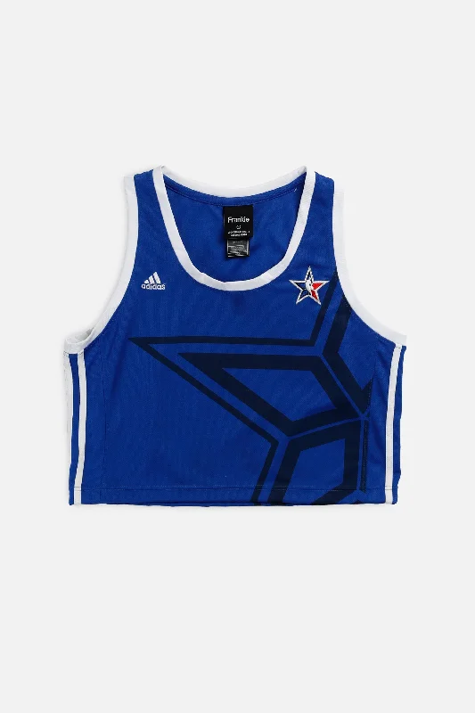 Men's Vintage American Football Jerseys of Legendary Teams for Collectors and FansRework NBA Crop Jersey - S