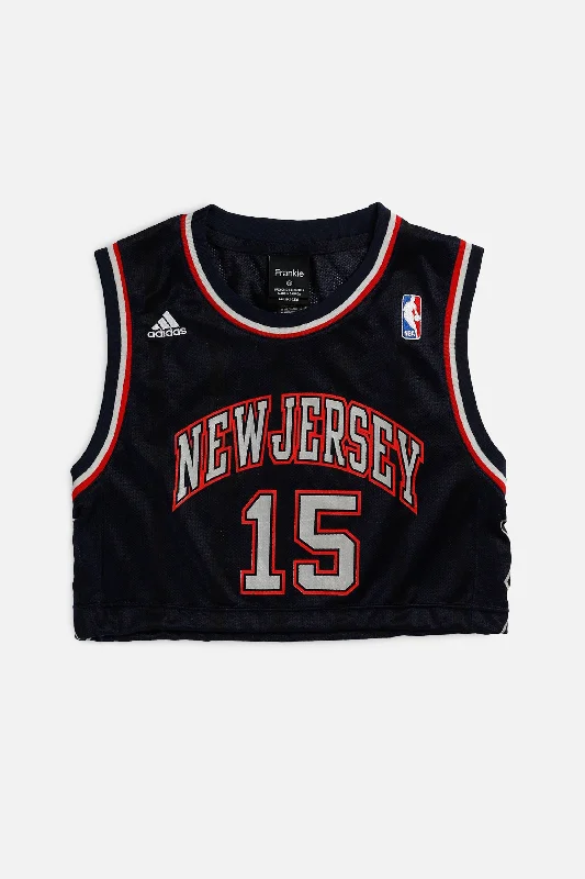 Men's Authentic Soccer Jerseys of National Teams for International Football EventsRework New Jersey Nets NBA Crop Jersey - XS