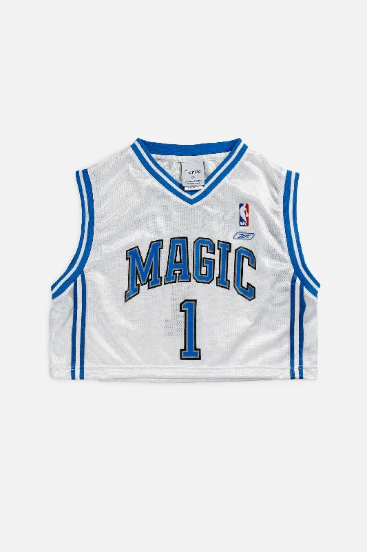 Men's Limited - Release American Football Jerseys of Rookie Stars for Early Adopters and FansRework Orlando Magic NBA Crop Jersey - S