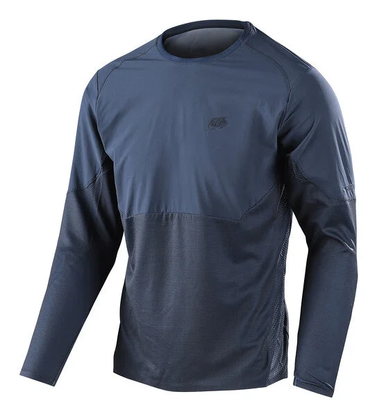 Men's Retro Hockey Jerseys with Classic Stripes and Logos for a Nostalgic Hockey AestheticTroy Lee Designs Drift Long Sleeve MTB Jersey - Dark Charcoal - 2023