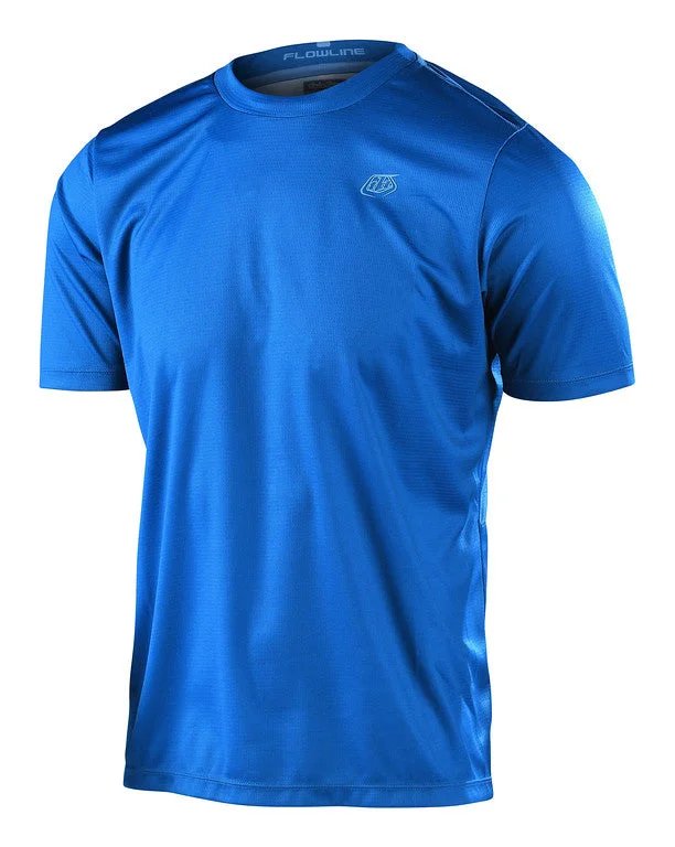 Men's Limited - Edition Cricket Jerseys Commemorating Historic Matches for Die - Hard Cricket LoversTroy Lee Designs Flowline Short Sleeve MTB Jersey - Slate Blue
