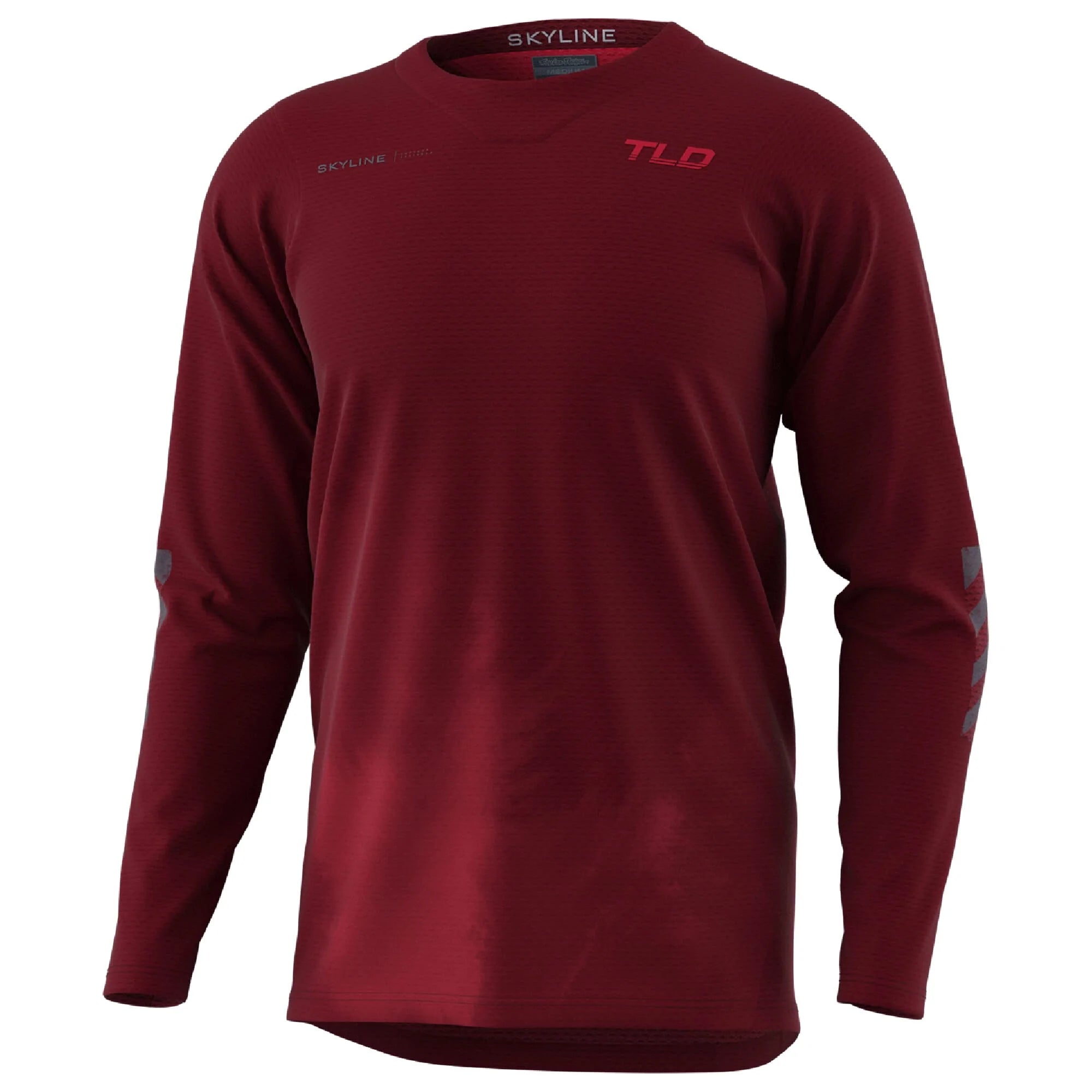 Men's Replica Hockey Jerseys of Star Players for Devoted Ice Hockey SupportersTroy Lee Designs Skyline Air Long Sleeve MTB Jersey - Fades - Wine - 2022