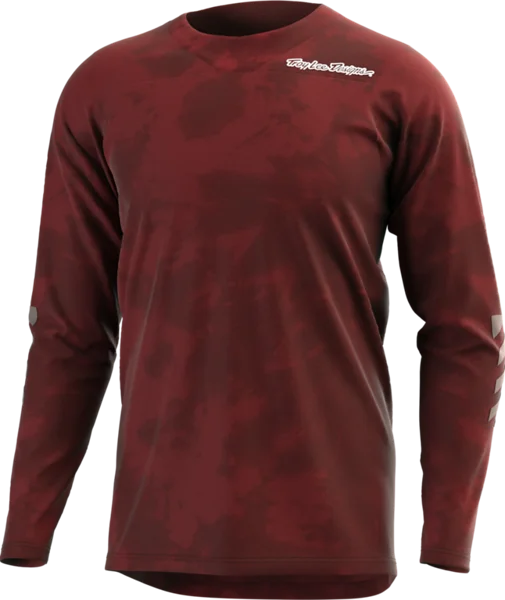 Men's Limited - Edition Cricket Jerseys Commemorating Historic Matches for Die - Hard Cricket LoversTroy Lee Designs Skyline Chill Long Sleeve MTB Jersey - Tie Dye Wine - 2023