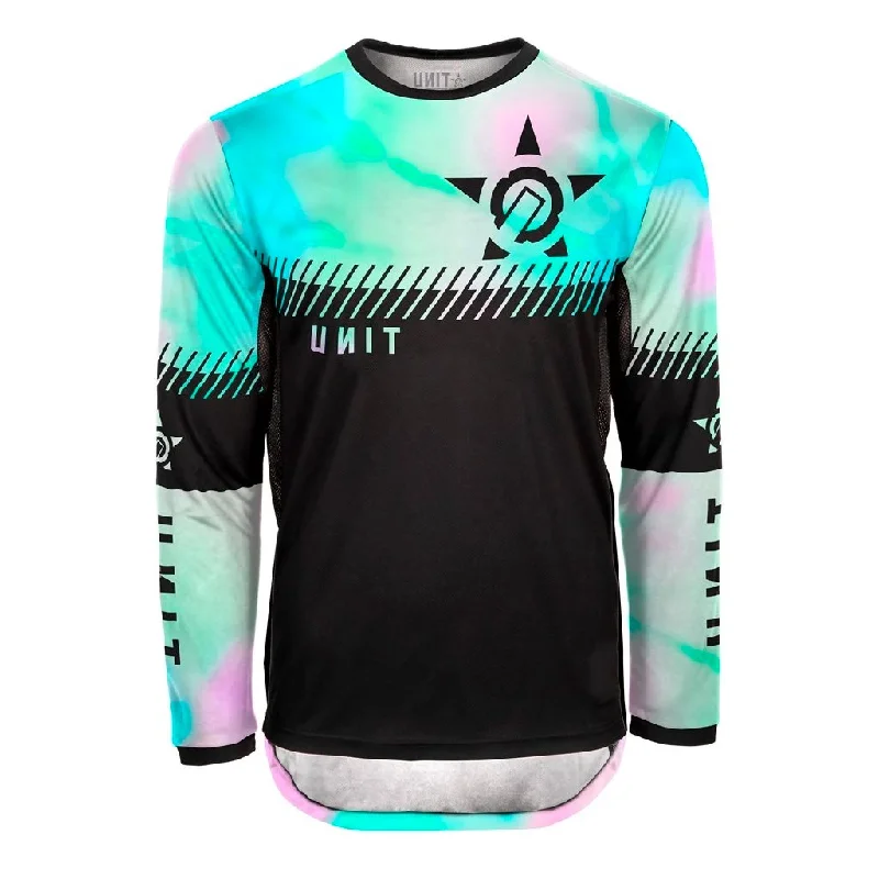 Men's Breathable Polyester Running Jerseys in Bright Neon Colors for High - Visibility WorkoutsUnit - 2022 Sky High Jersey
