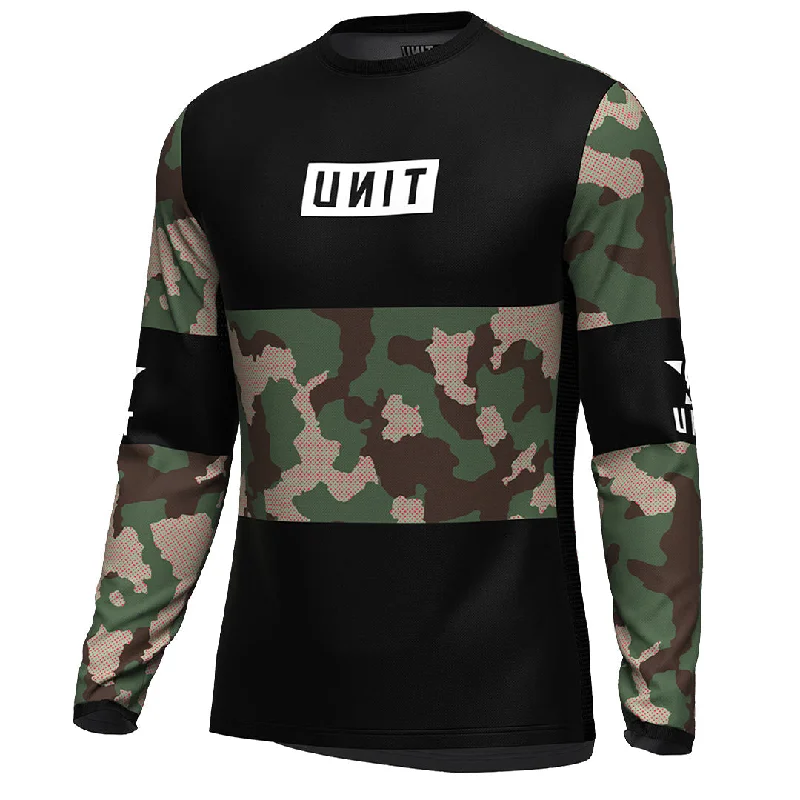 Men's Sustainable Organic Cotton Rugby Jerseys for Eco - Conscious Sports EnthusiastsUnit - 2023 RG Siege Black/Camo Jersey