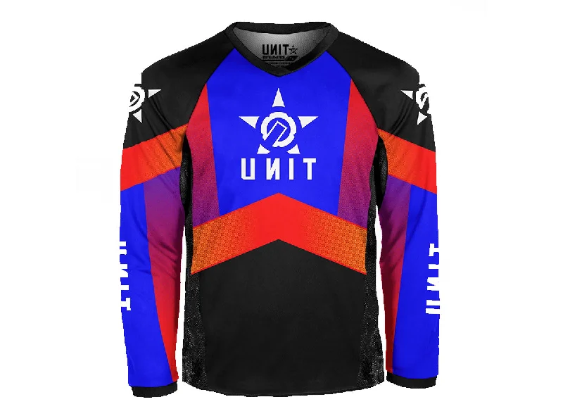 Men's Basketball Jerseys in Sleeveless Design for Enhanced Mobility on the CourtUnit Contender Long Sleeve MTB Jersey - Blue - 2022