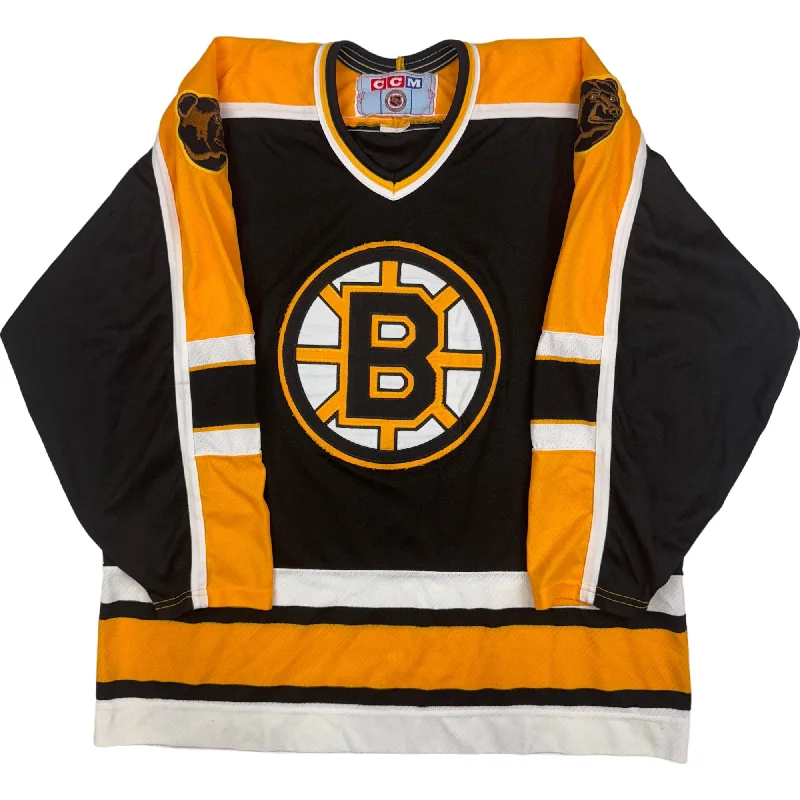 Men's NBA Authentic Team Jerseys in Official Team Colors for True Basketball FansVintage CCM Boston Bruins NHL Hockey Jersey Black