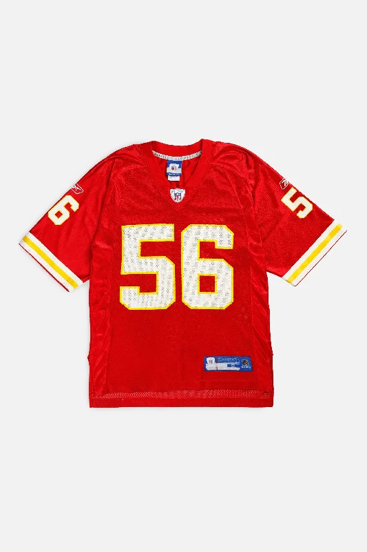 Men's Cycling Jerseys with Reflective Stripes for Safe and Stylish Rides at NightVintage Kansas City Chiefs NFL Jersey - S