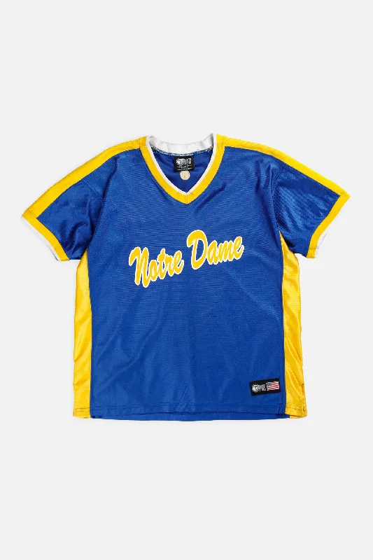 Men's Throwback Tennis Jerseys Inspired by Iconic Matches and PlayersVintage Notre Dame NCAA Jersey - M