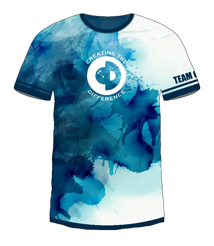 Men's Retro Hockey Jerseys with Classic Stripes and Logos for a Nostalgic Hockey AestheticWhite Watercolor Jersey