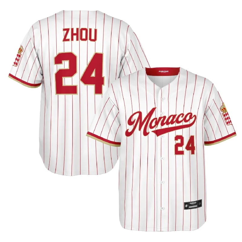 Men's Retro Soccer Jerseys of Famous Clubs from the 90s for Nostalgic Football EnthusiastsZhou - Monaco Jersey