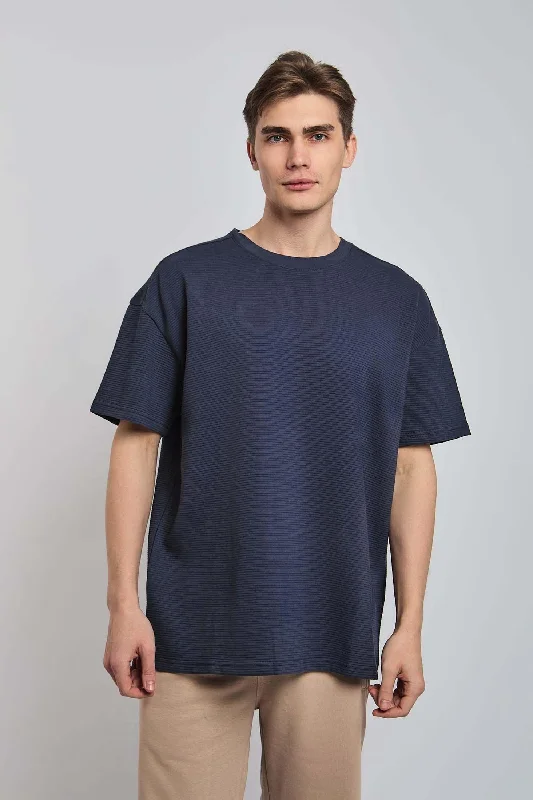 Men's smart - casual checkered t - shirts for semi - formal occasionsT-Shirt
