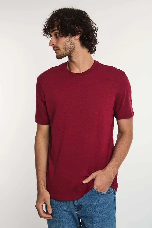 Men's antimicrobial t - shirts for odor - free freshness during travelT-Shirt