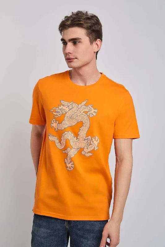 Men's distressed denim - look t - shirts with a rugged appealT-Shirt