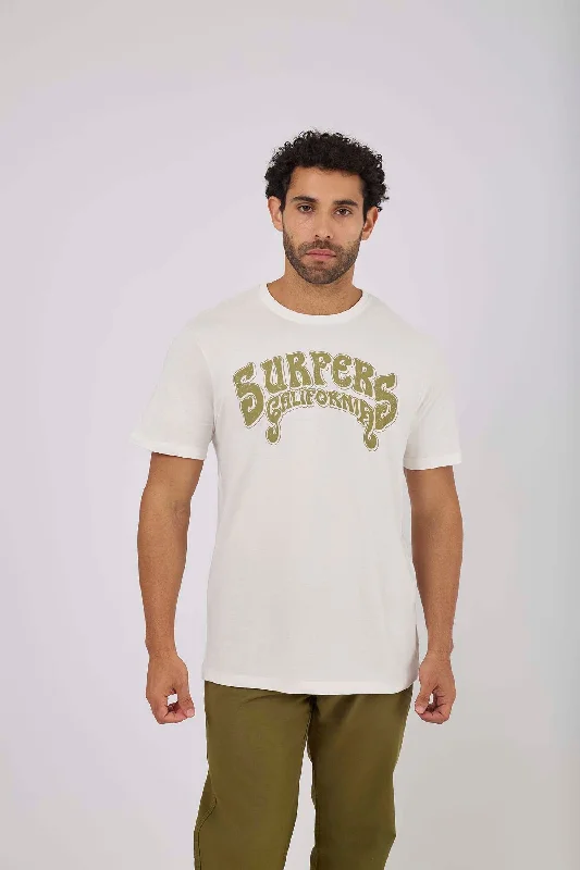 Men's button - front t - shirts with a unique artistic printT-Shirt