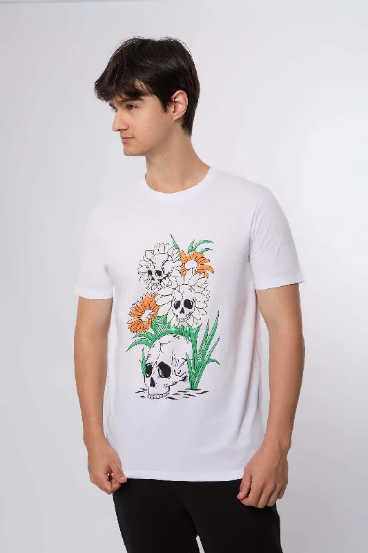 Men's slim - fit graphic t - shirts with vintage rock band printsT-Shirt