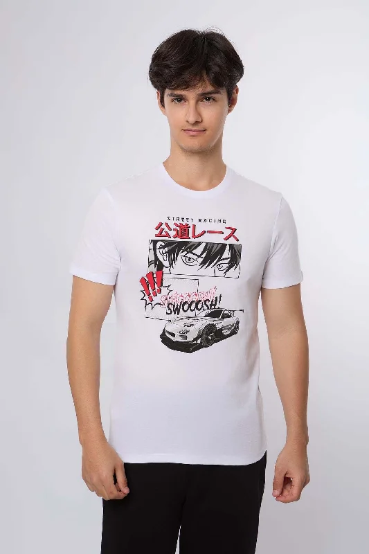 Men's slim - fit graphic t - shirts with vintage rock band printsT-Shirt