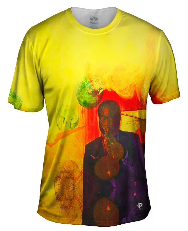 Men's moisture - wicking athletic t - shirts for intense workoutsAdi Holzer - "Louis Armstrong" (2002)