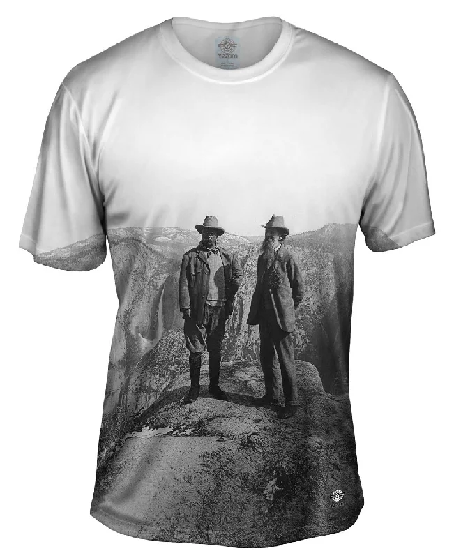 Men's antimicrobial t - shirts for odor - free freshness during travelAmerican Icons Roosevelt And Muir