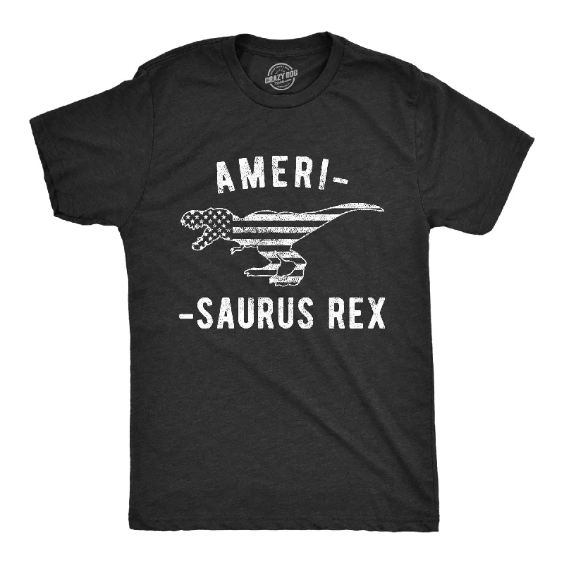 Men's ribbed t - shirts with a textured finish for added styleAmerisaurus Rex Men's T Shirt