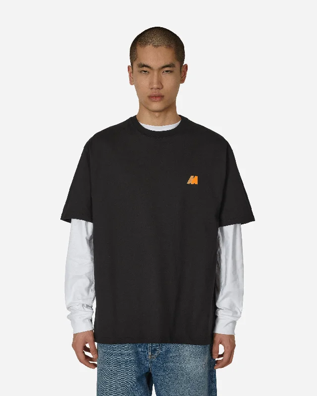 Men's organic cotton crew - neck t - shirts for everyday comfortAA Logo T-Shirt Black / Orange