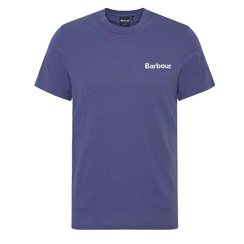 Men's organic cotton crew - neck t - shirts for everyday comfortBarbour Hindle Graphic T-Shirt Oceana