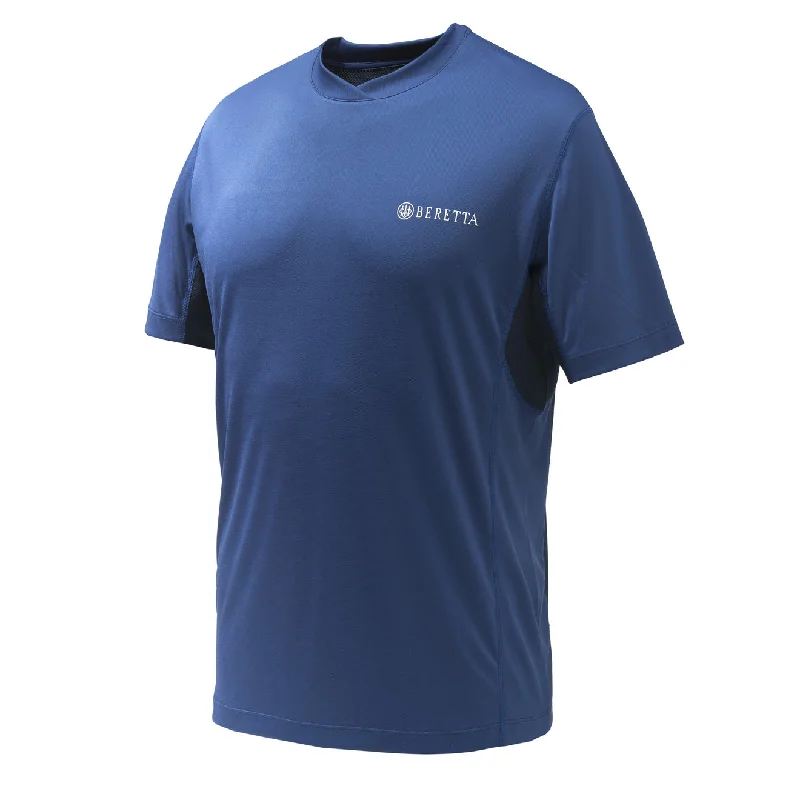Men's tie - dye t - shirts with a bohemian styleBeretta Flash Tech T-Shirt Beretta Blue