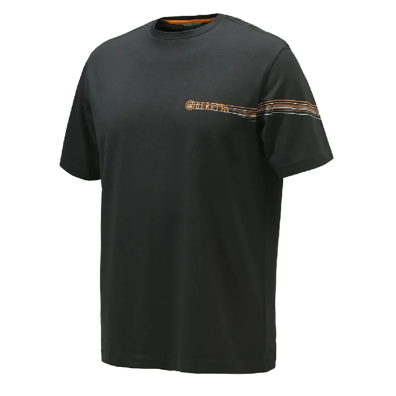 Men's UV - protection t - shirts for outdoor activities in the sunBeretta Lines T-shirt Black