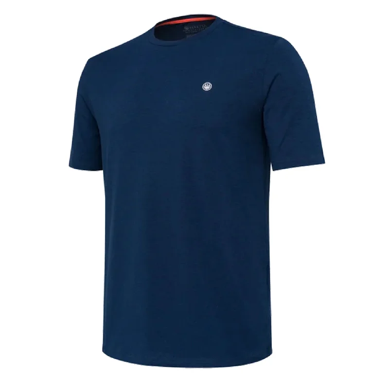 Men's mock - neck t - shirts with a modern and sleek styleBeretta Team SS Blue Total Eclipse