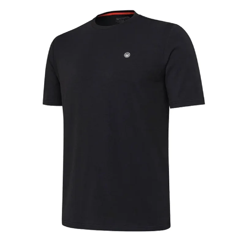 Men's polo t - shirts with a contrast collar for a preppy lookBeretta Team SS Jet Black