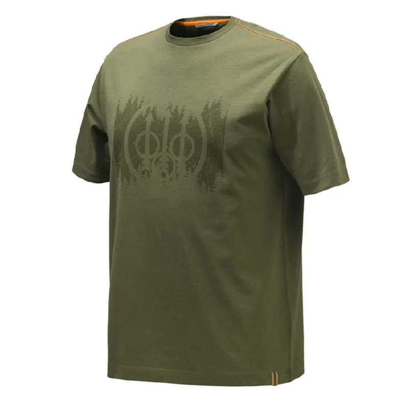 Men's distressed denim - look t - shirts with a rugged appealBeretta Trident T-Shirt Dark Olive