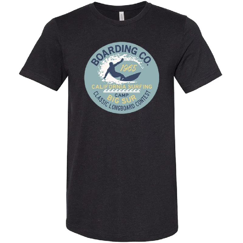 Men's UV - protection t - shirts for outdoor activities in the sunBig Sur Surf Contest Asst Colors Sueded Tee