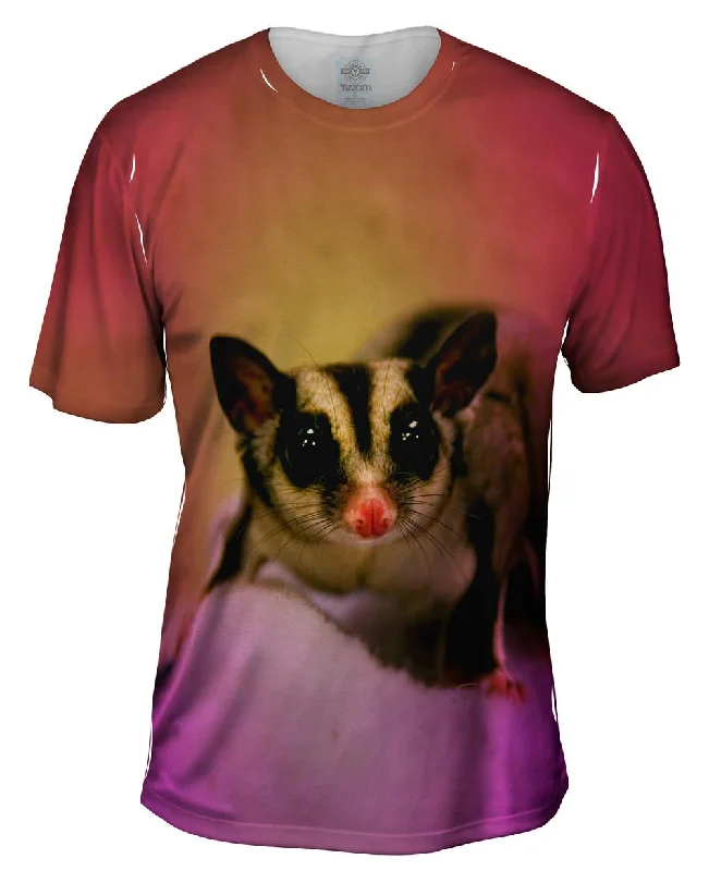 Men's short - sleeve linen t - shirts for summer beach outingsBlanket Sugar Glider