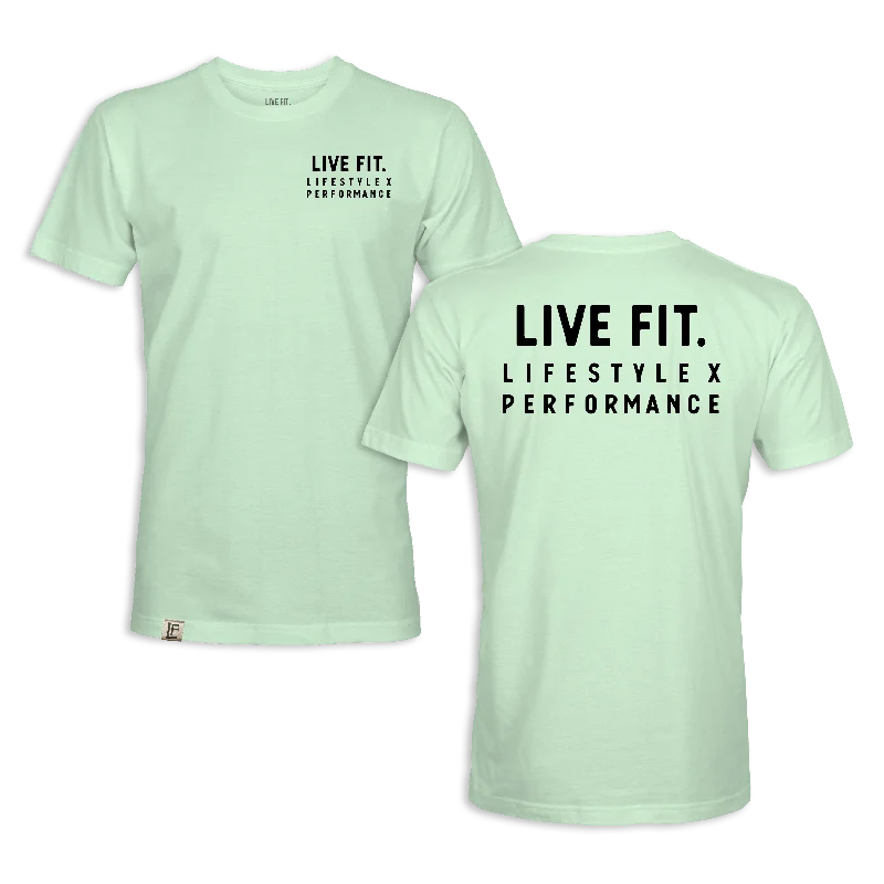 Men's antimicrobial t - shirts for odor - free freshness during travelBlock Tee - Mint