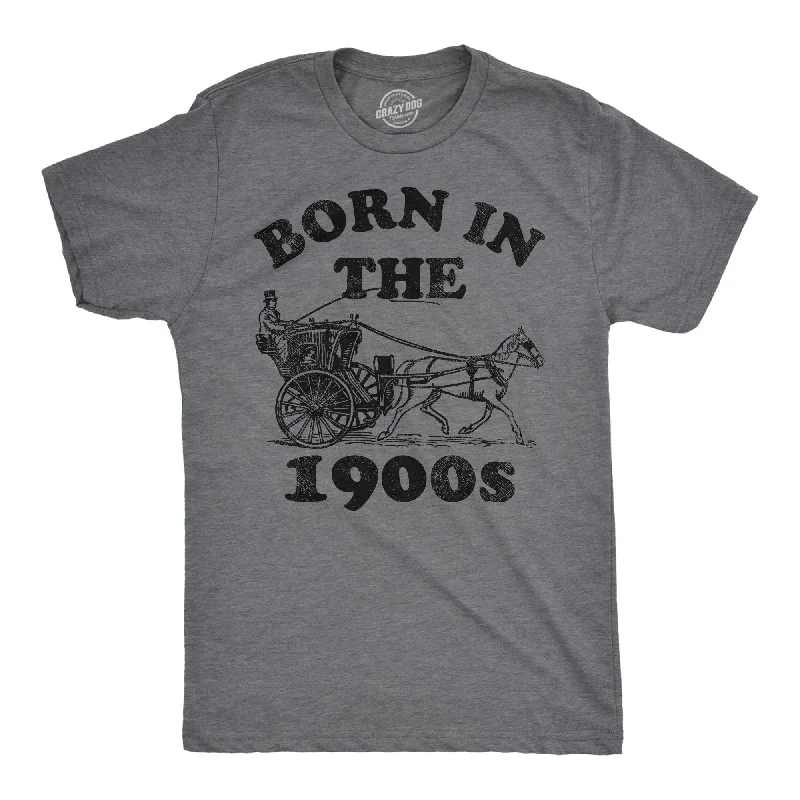 Men's printed Hawaiian t - shirts for tropical vacationsBorn In The 1900s Men's T Shirt
