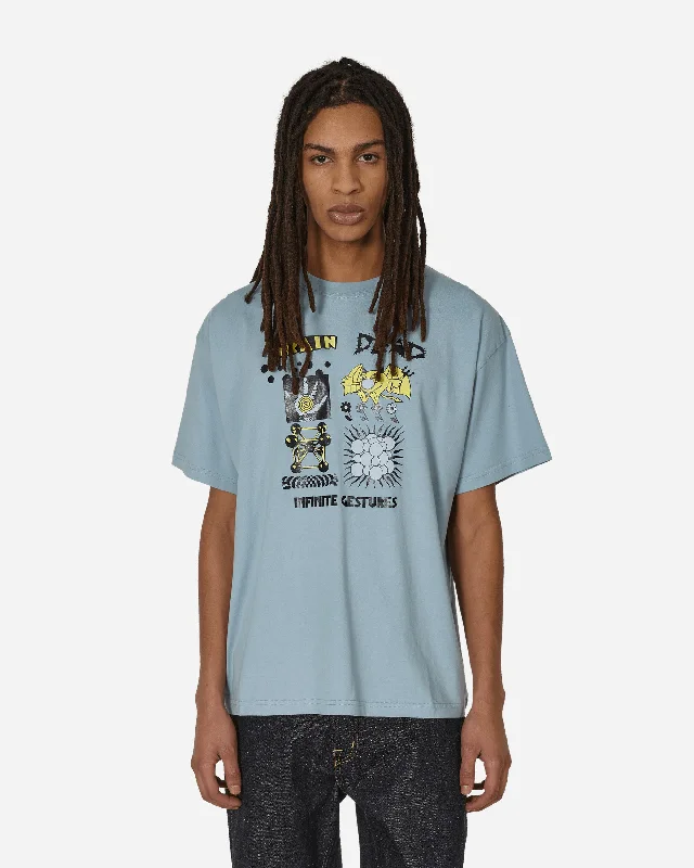 Men's thermal t - shirts with a high - neck design for cold weatherInfinite Gestures T-Shirt Slate