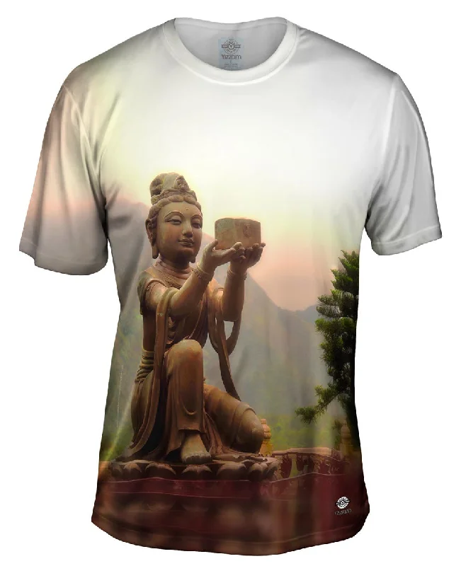 Men's UV - protection t - shirts for outdoor activities in the sunBuddha 001