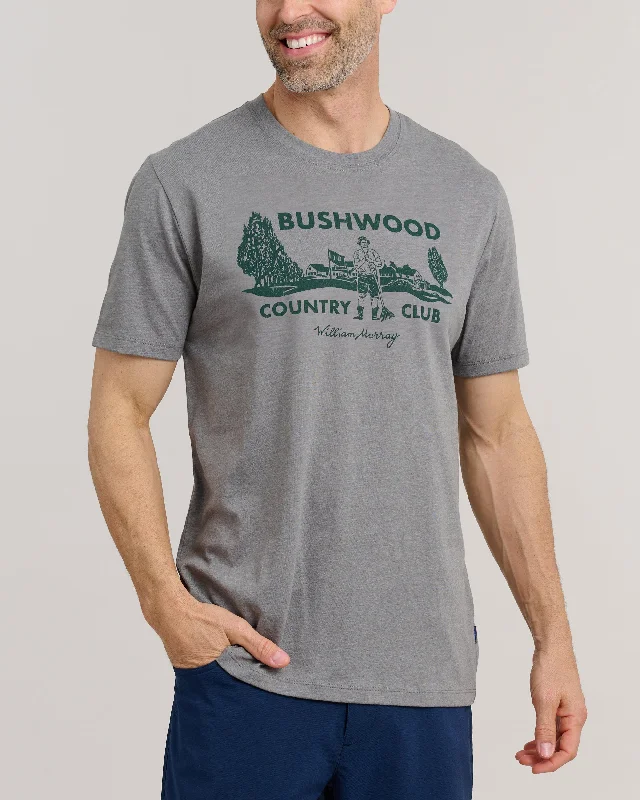 Men's button - front t - shirts with a unique artistic printBushwood CC T-Shirt