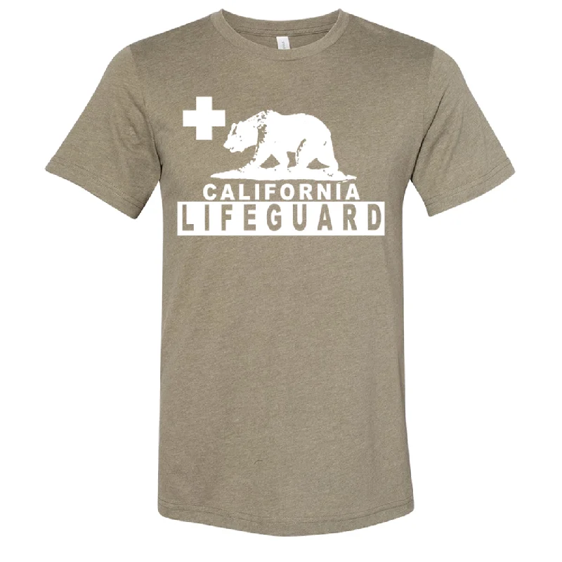 Men's plus - size pocket t - shirts with a classic lookCalifornia Lifeguard Asst Colors Sueded Tee