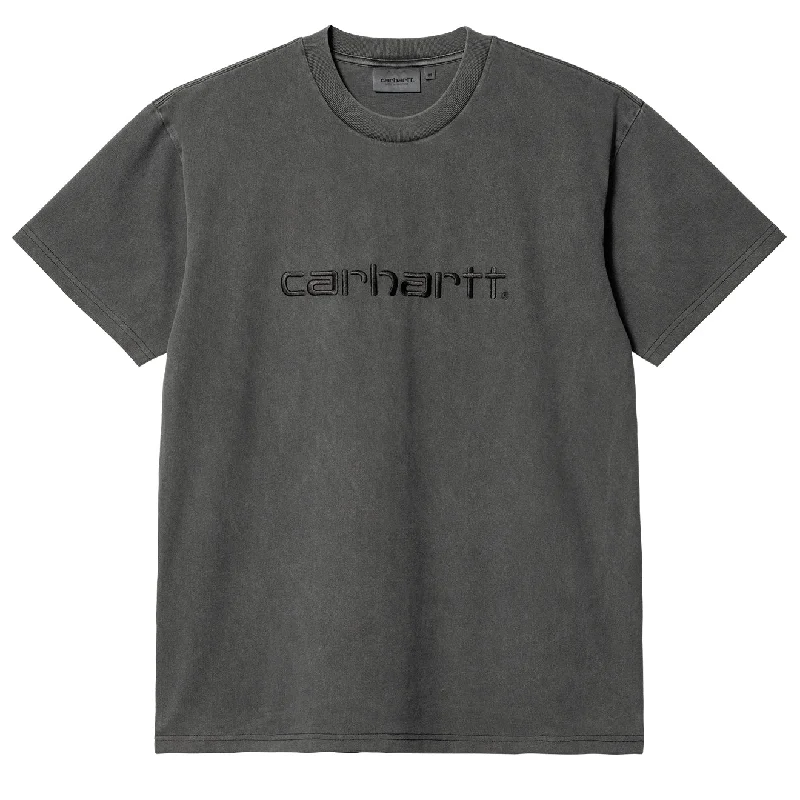 Men's eco - friendly recycled t - shirts for sustainable fashion choicesCarhartt WIP  S/S Duster T-Shirt Black