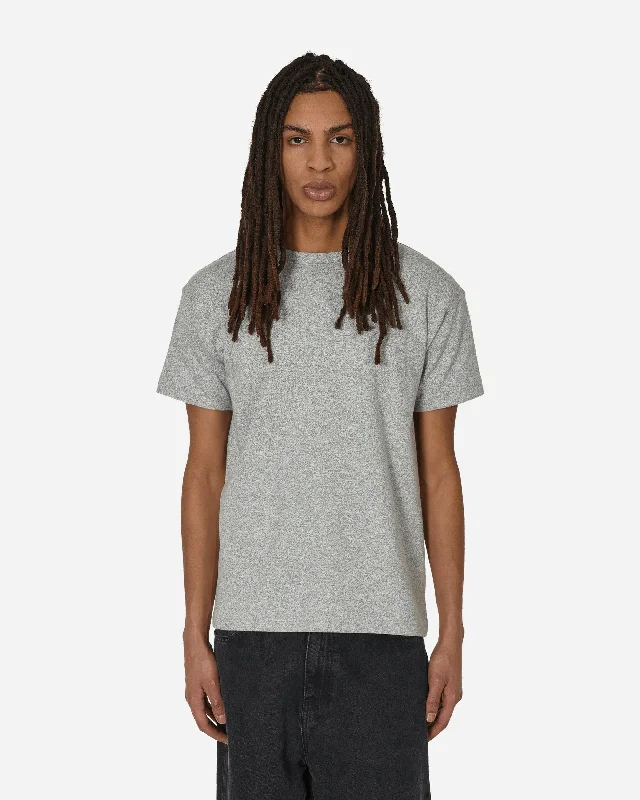 Men's thermal t - shirts with a high - neck design for cold weatherMade in Japan Crewneck T-Shirt Oxford Gray