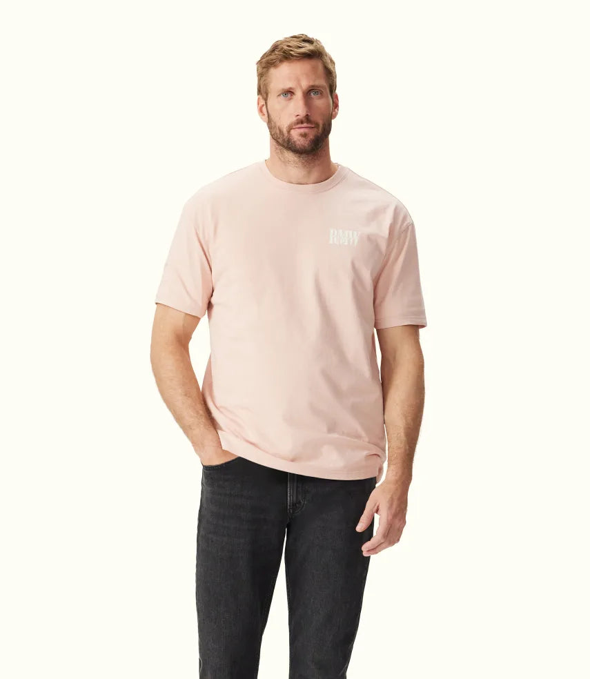 Men's UV - protection t - shirts for outdoor activities in the sunR.M.Williams - Classic T-Shirt - Rose Smoke